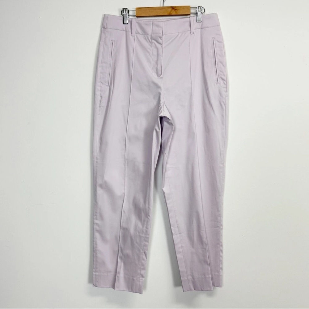 J Crew Pants Womens Size 6 Purple High Rise Cropped Willa Straight Chino Pant
